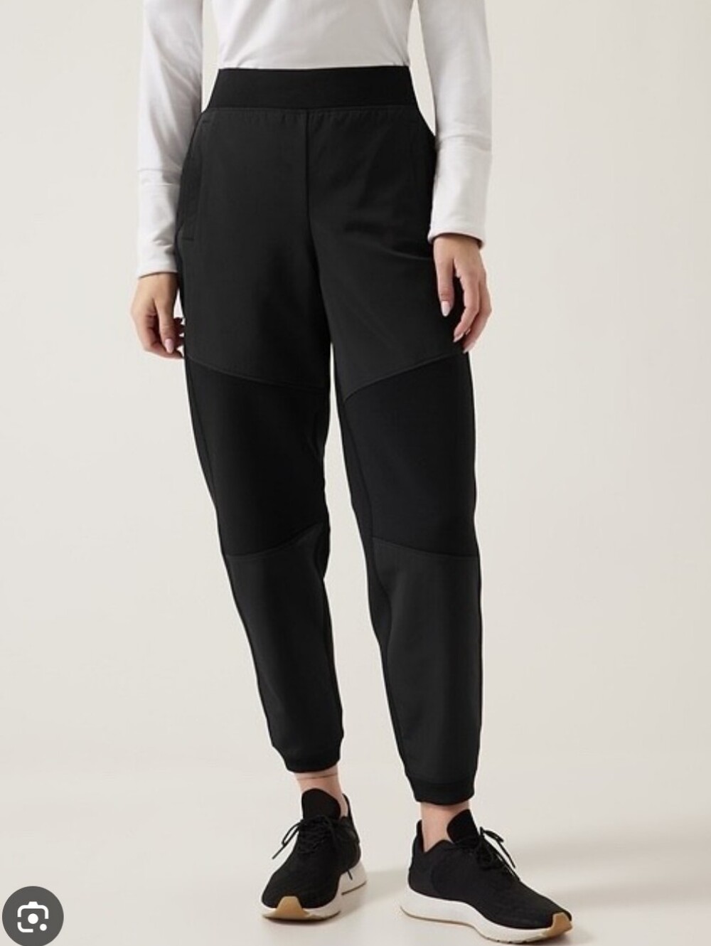 Athleta Black Get Set Hybrid Jogger Sweat Pant
